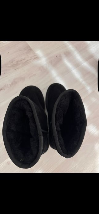 Угги натуральный мех замша