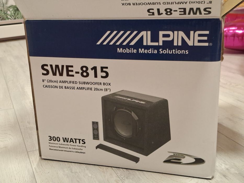 Subwoofer activ Alpine SWE 815