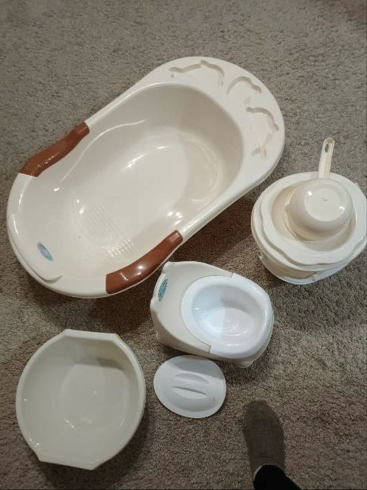 Детская ванночка в наборе