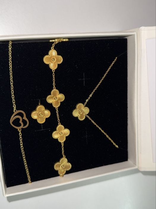 Set bijuterii complet NOU - placat cu aur 18k