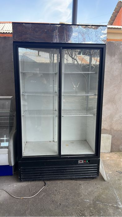 Витринный купе шкаф холодильник