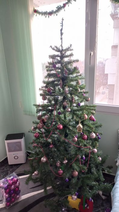 Елха 180см с метална стойка