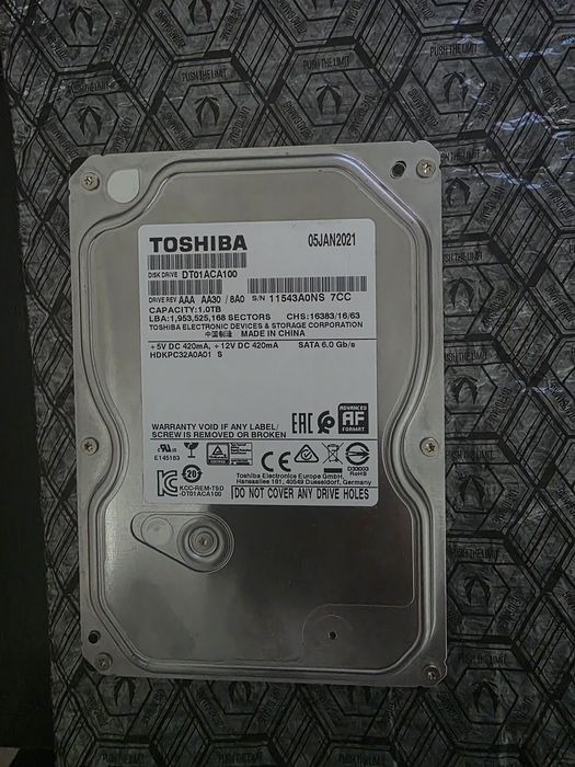 Hard 1TB Toshiba hdd