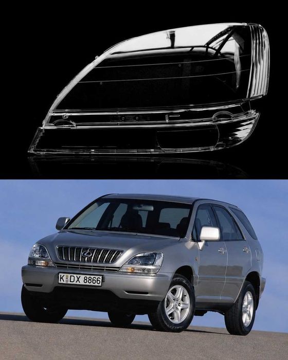 Стекло фары Lexus RX 3 0 0 (97-03г.в.)