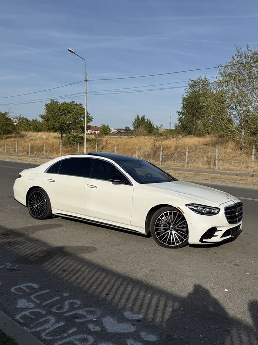 Mercedes-Benz S580 LONG 4MATIC V8 503CP  | 60.000Km | Masaj | Ventilație | Burmester 3D | E-Active Body | Nappa Exclusive | Distronic | 360°