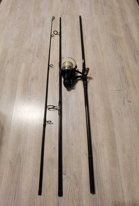 3 lansete Carp Expert cu mulinete Okuma si husa