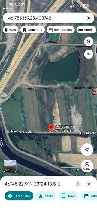 Teren intravilan Gilau, Braniste, 700 m2