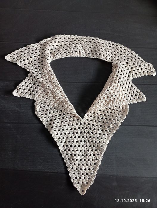 Guler croșetat macrame nou