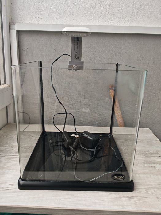 Vând acvariu și lampa