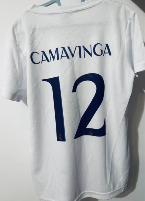 Tricou copii Real Madrid Camavinga #12 – 10 ani (146 cm) – Nou