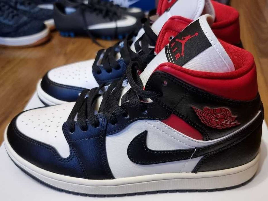 Damă - Nike Air Jordan 1 Mid Gym Red Panda BQ6472-061 (EU40 | 25.5CM))