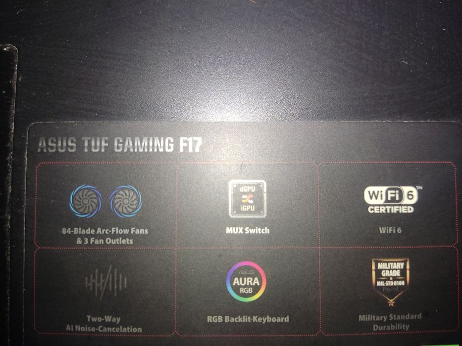 ASUS TUF Gaming F17.