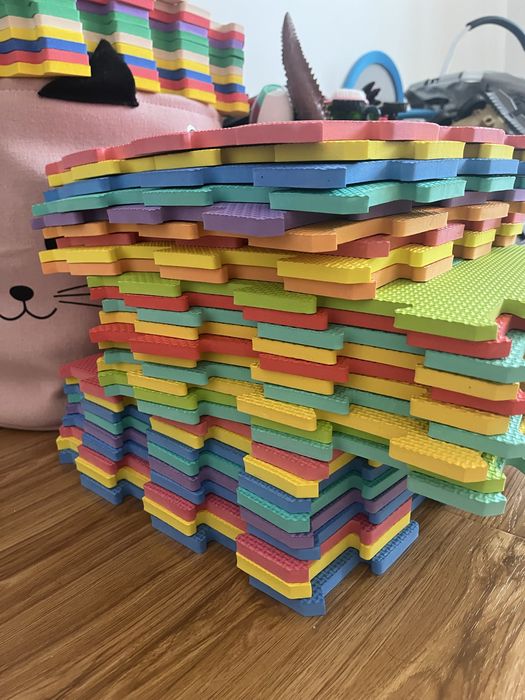 Covorase puzzle cifre 6 seturi