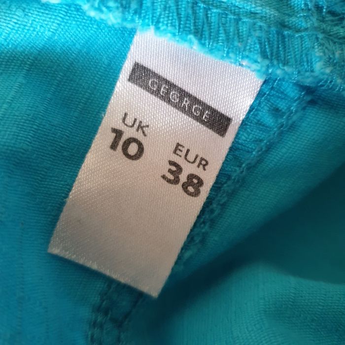 Pantaloni scurți dama George,turcoaz, mar 38