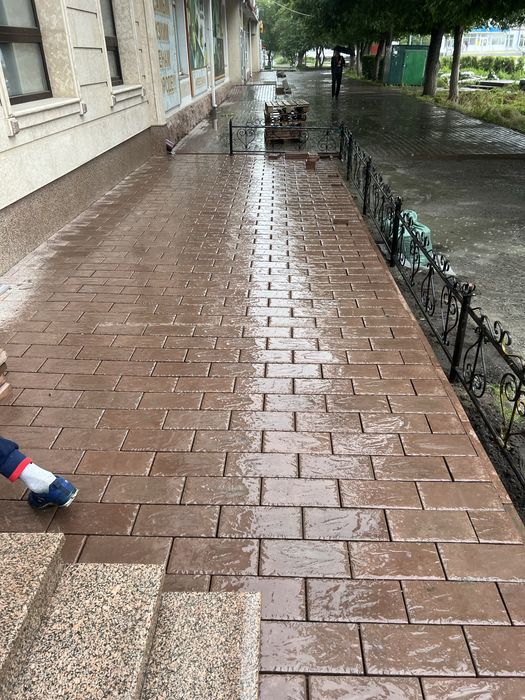 Укладка брусчатки