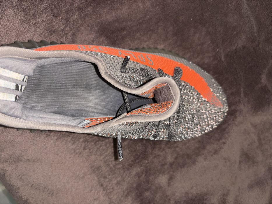 Yeeze350-orange and grey