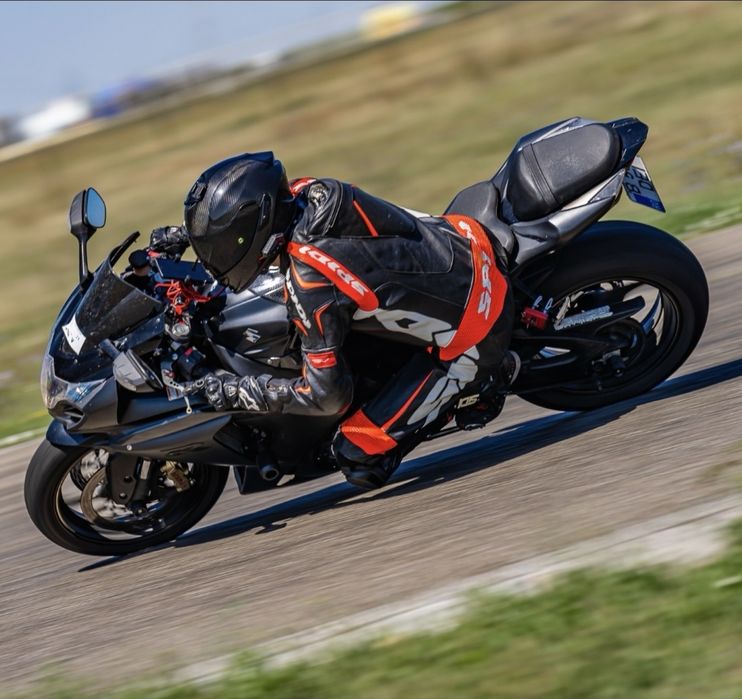 Vand Costum motocicleta Spidi Track Wind Pro L 54 + Protectie coloana/piept level 2 Alpinestars
