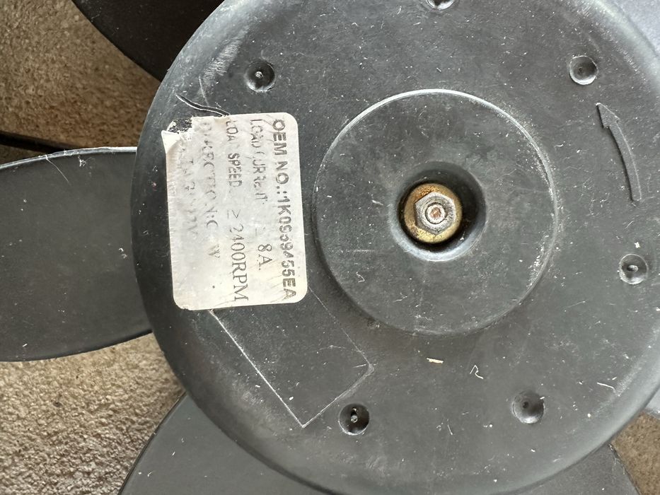 Vand ventilator Skoda Ocatavia 2