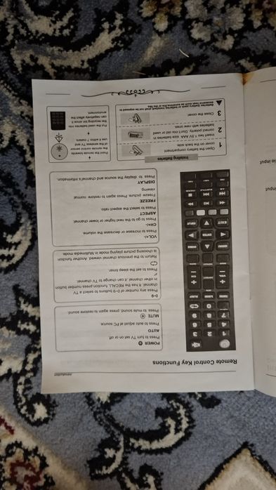 Televizor, yangi.