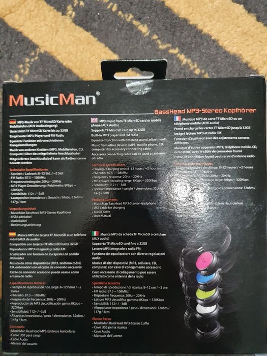 Vând căști Music Man