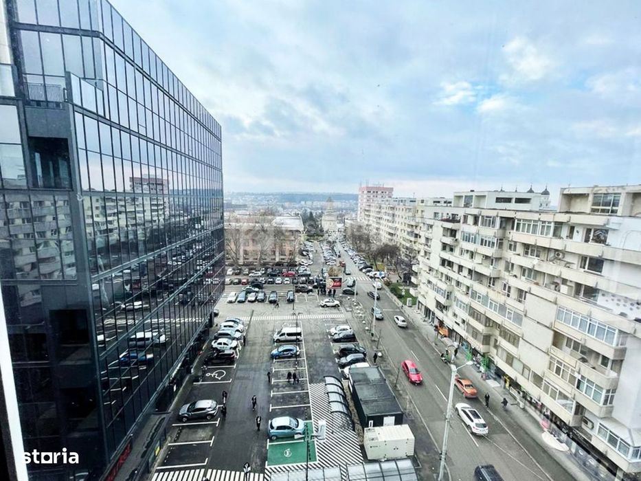 Centru Civic, 2 camere cu vedere superba asupra zonei, 2 balcoane