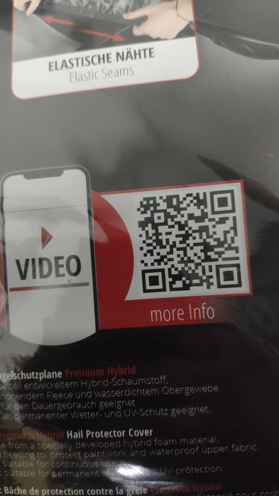 Покривало за автомобил против градушка Walser Premium Hybrid UV Protect 165X430X165 см