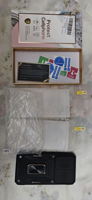 De vânzare 2 folii sticla + husa pt samsung s23fe