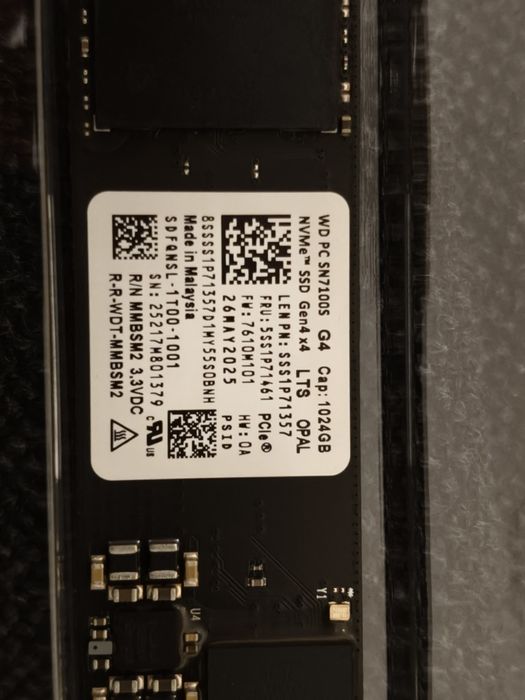 Vând SSD WD SN7100S G4 1TB 2280 nou