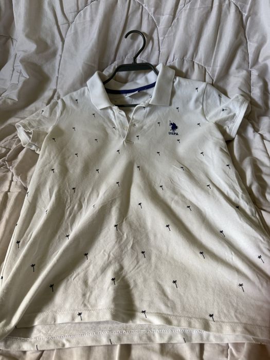 Тениска U.S. Polo с яка Assn.