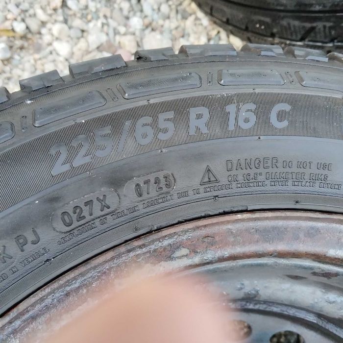 Различни джанти с гуми Fiat/Citroen/Iveco