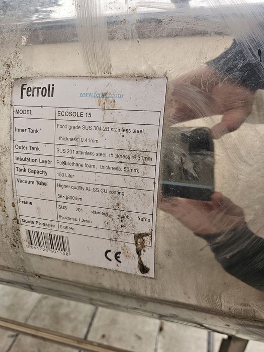 Panou solar ferroli 180 litri