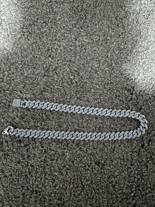 Lanț Cuban 47 cm + Pandantiv Cruce 7 cm – Set sau separat