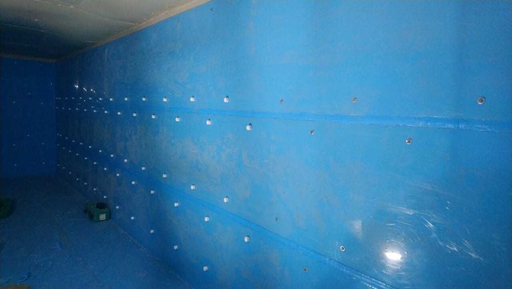Футеровка резервуаров полимерными листами