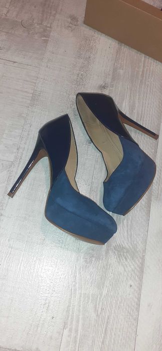 Pantofi Zara mas 37, albastri