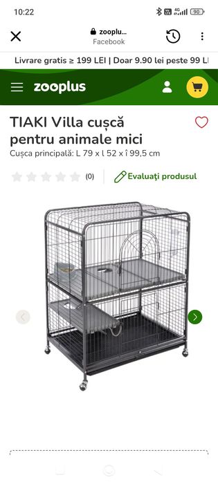 Cușcă rozatoare, papagali