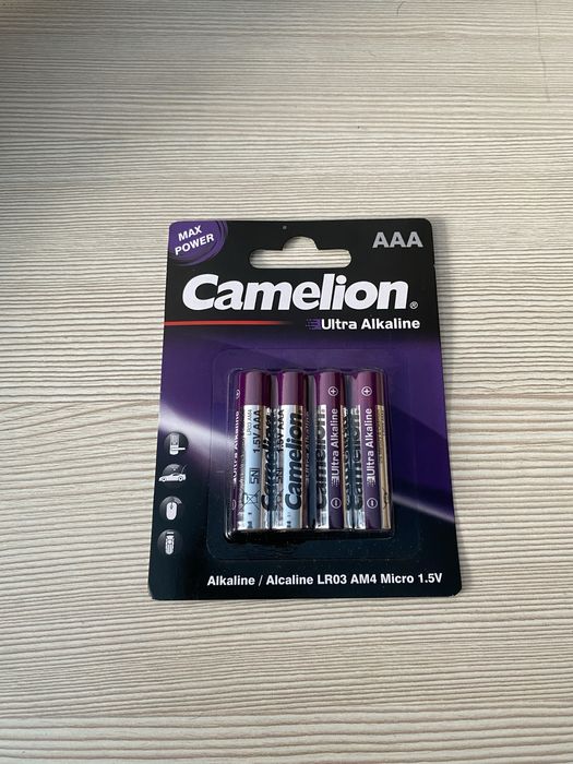 Батарейки AAA Camelion Ultra Alkaline