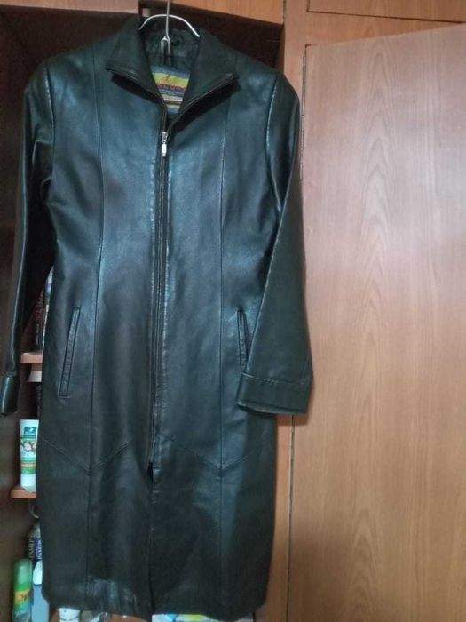Продам плащ кожаный