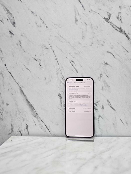 iPhone 16 PLUS 256 GB 98% 261 Cicluri Blue Zeus Amanet 72615