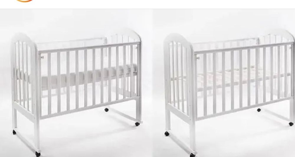 Манеж детский белый