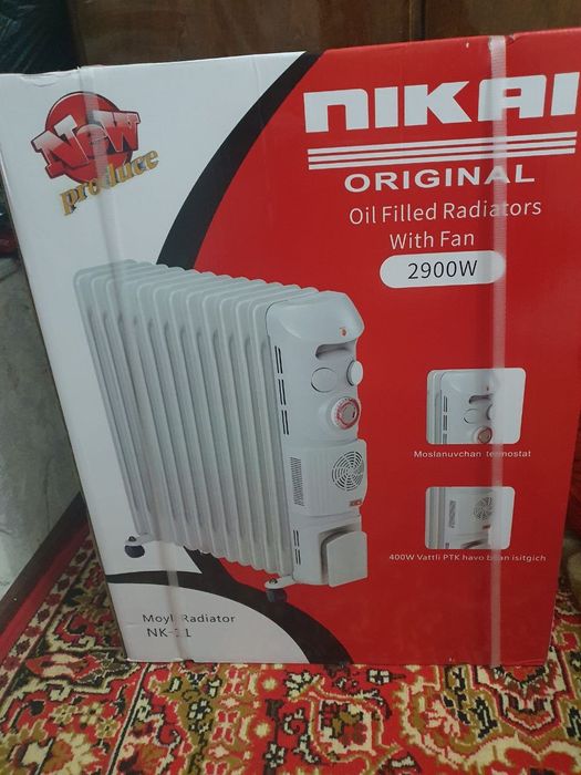 Sotiladigan pechka i plisos bor