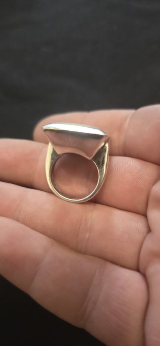 Inel argint masiv sidef