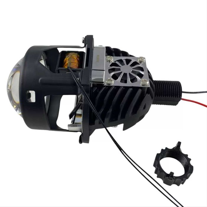 Би Лед Лупи За Вграждане 2.5" A002 - 34W / 42W, 12V, Bi Led