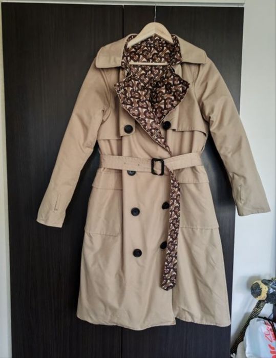Burberry зимно двулицево палто/ тренчкот