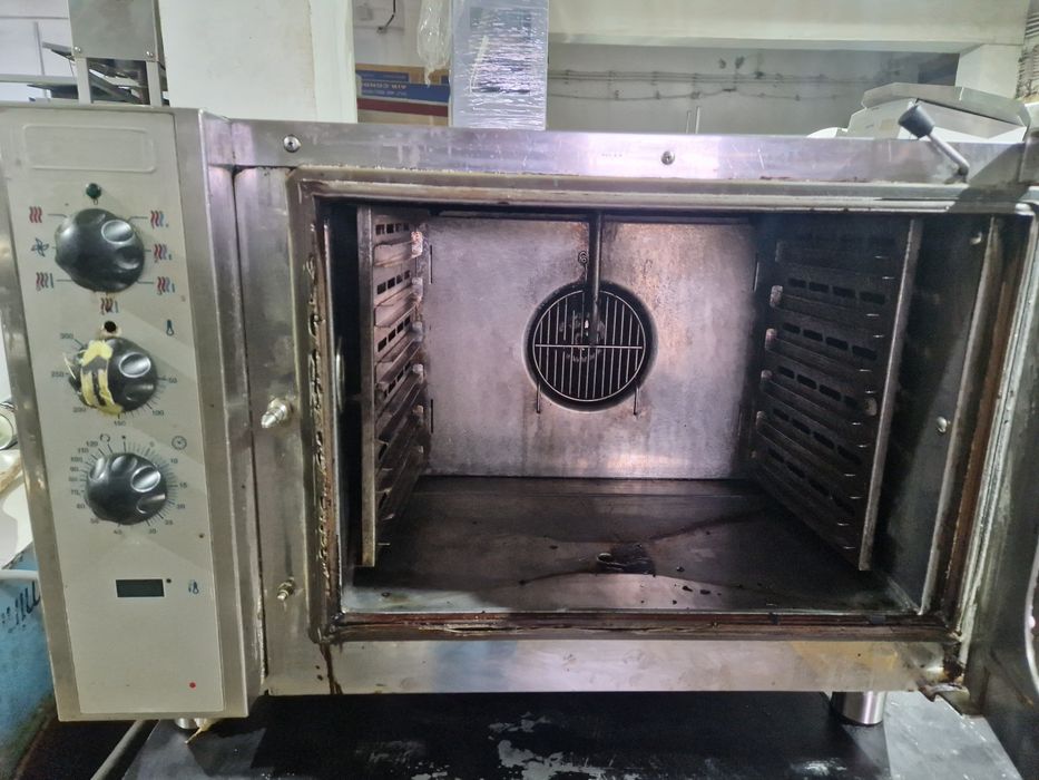 Cuptor convectie gastro, hota inox fast food