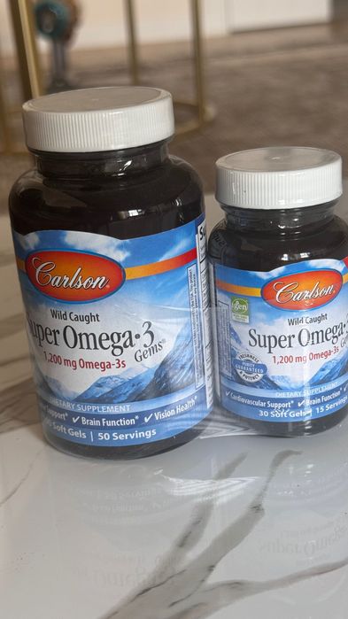 Super Omega 3 carlson , 130 kapsula, супер омега 3 оригинал Америка