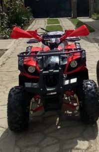 Atv 125cc 4 timpi pe benzina la aproape nou,nu are nicio dificultate.