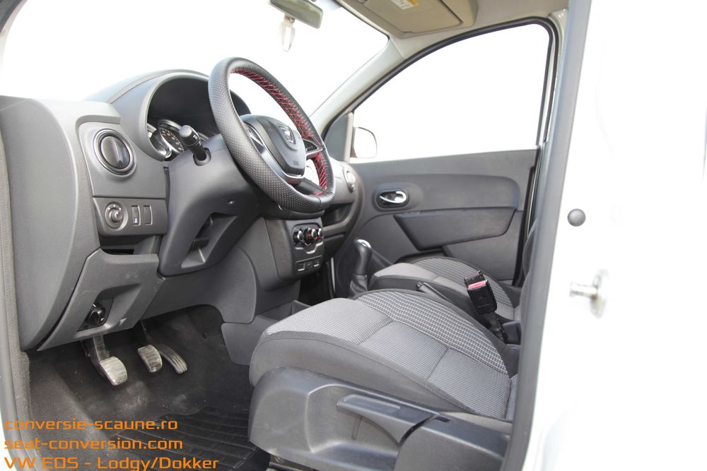 Sistem adaptare scaune de VW EOS pe Lodgy Dokker