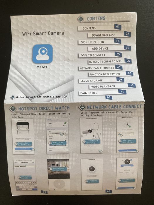 Camera de supraveghere cu aplicatie pe telefon