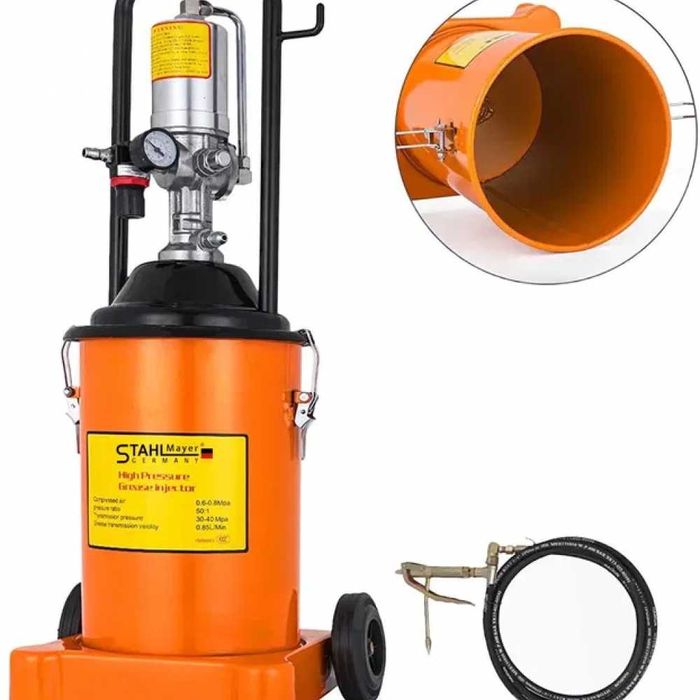 Пневматична система за гресиране – такаламит 12 литра StahlMayer