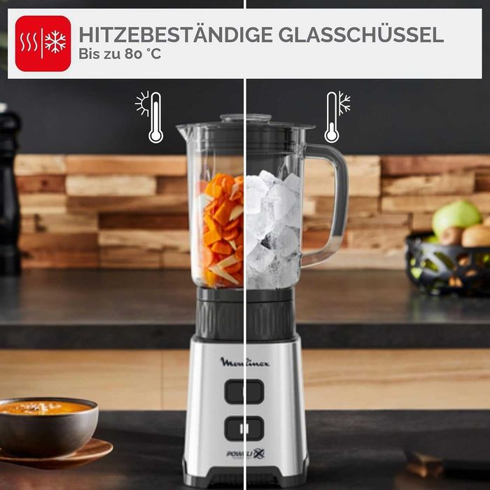 Нов Блендер Moulinex Pulseo Lm17Gd , 400 W, 4 остриета, 700 мл, 2 години Гаранция